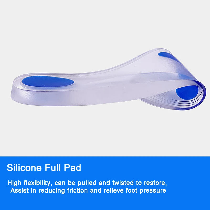 Silicone Gel Orthopedic Insoles for Shoes Man Woman Flat Feet Arch Support Orthotic Insoles Plantar Fasciitis Relief Foot Pads