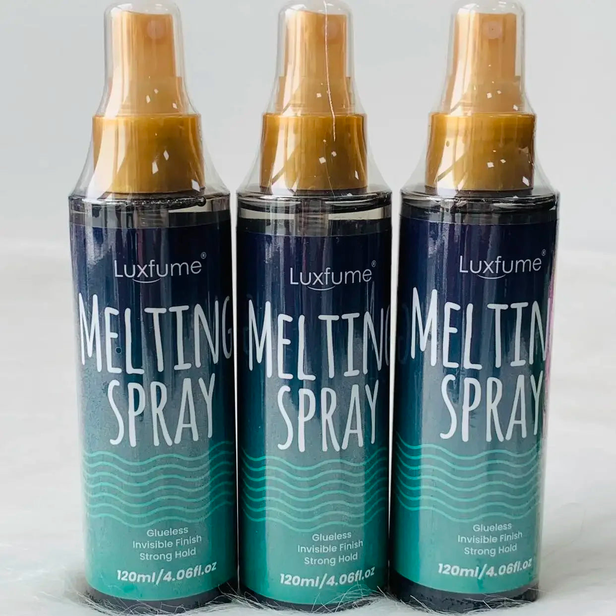120ML Lace Melting and Holding Spray Glue-Less Hair Adhesive for Wigs, Strong Natural Finishing Hold with Control
