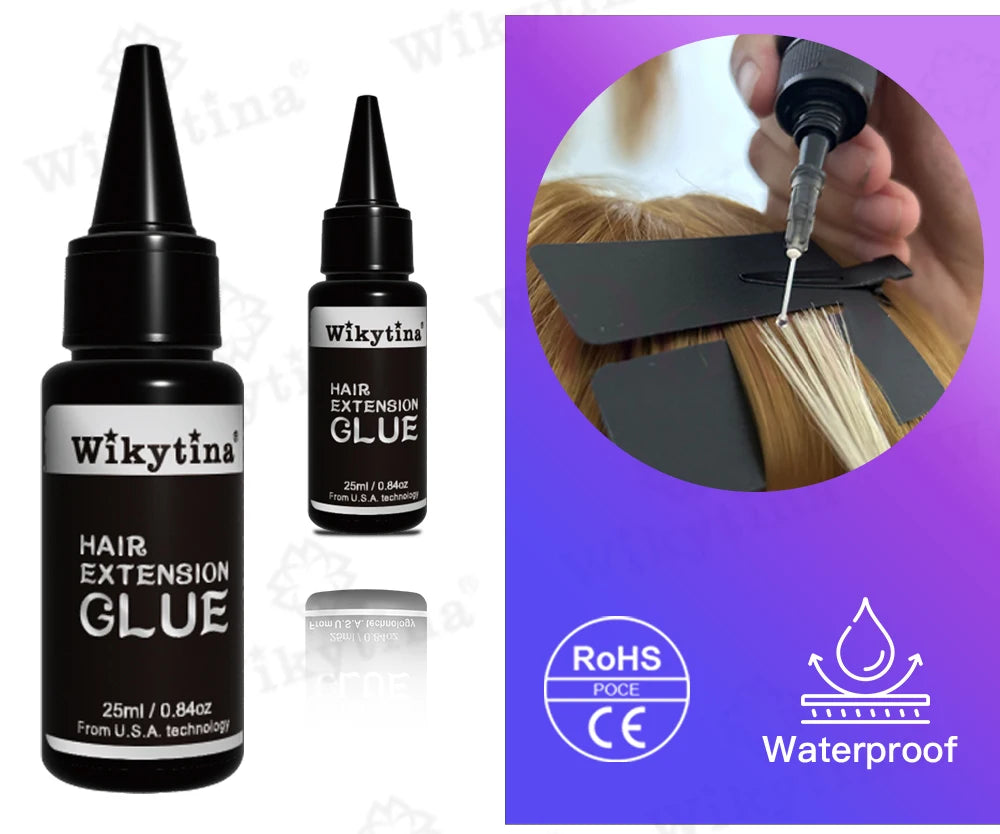 2026 UV V Light Hair Extension Set Wikytina Tools Kit, UV Extension Glue Long-Lasting Remover Machine - Salon Styling Tools