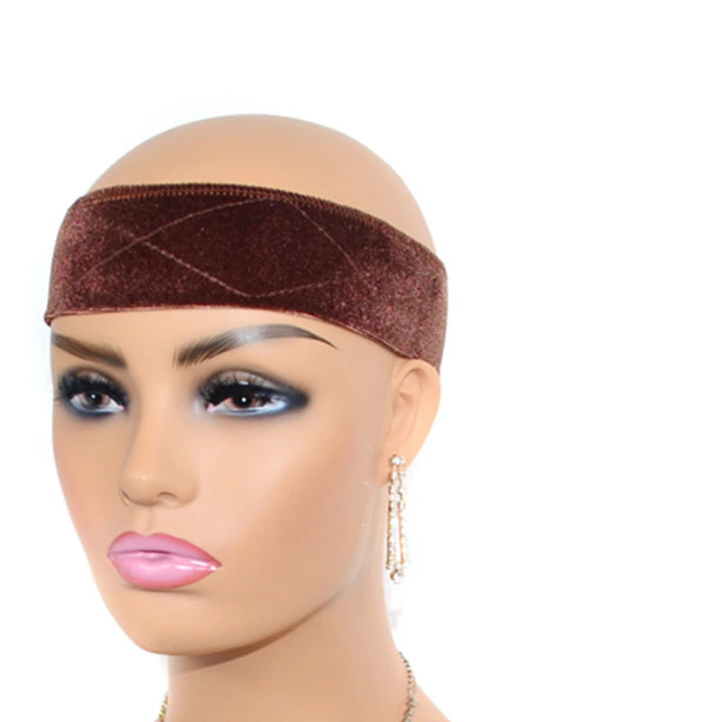 No-Slip Velvet Wig Grip Band for Lace Front Women's Stylish Hair Accessory Comfortable Headbands to Secure Your Wig
