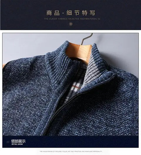 Winter Plus Velvet Thick Wool Vest Thick Knitted Cardigan Chopped Shoulder Vest