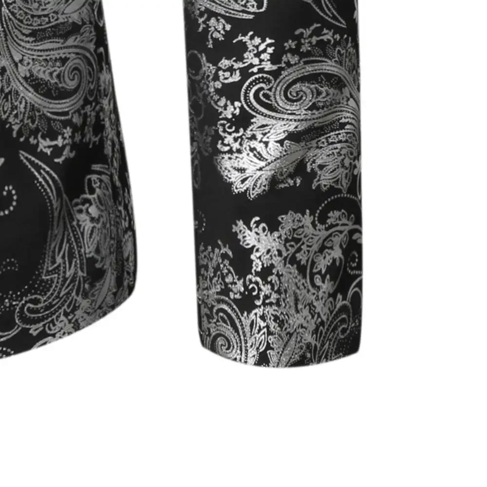 Blazer Mens Jacket Fashion Business Handsome British Style Casual Slim-fit Print Wedding Work Hot Chick At The Bar  Blazers