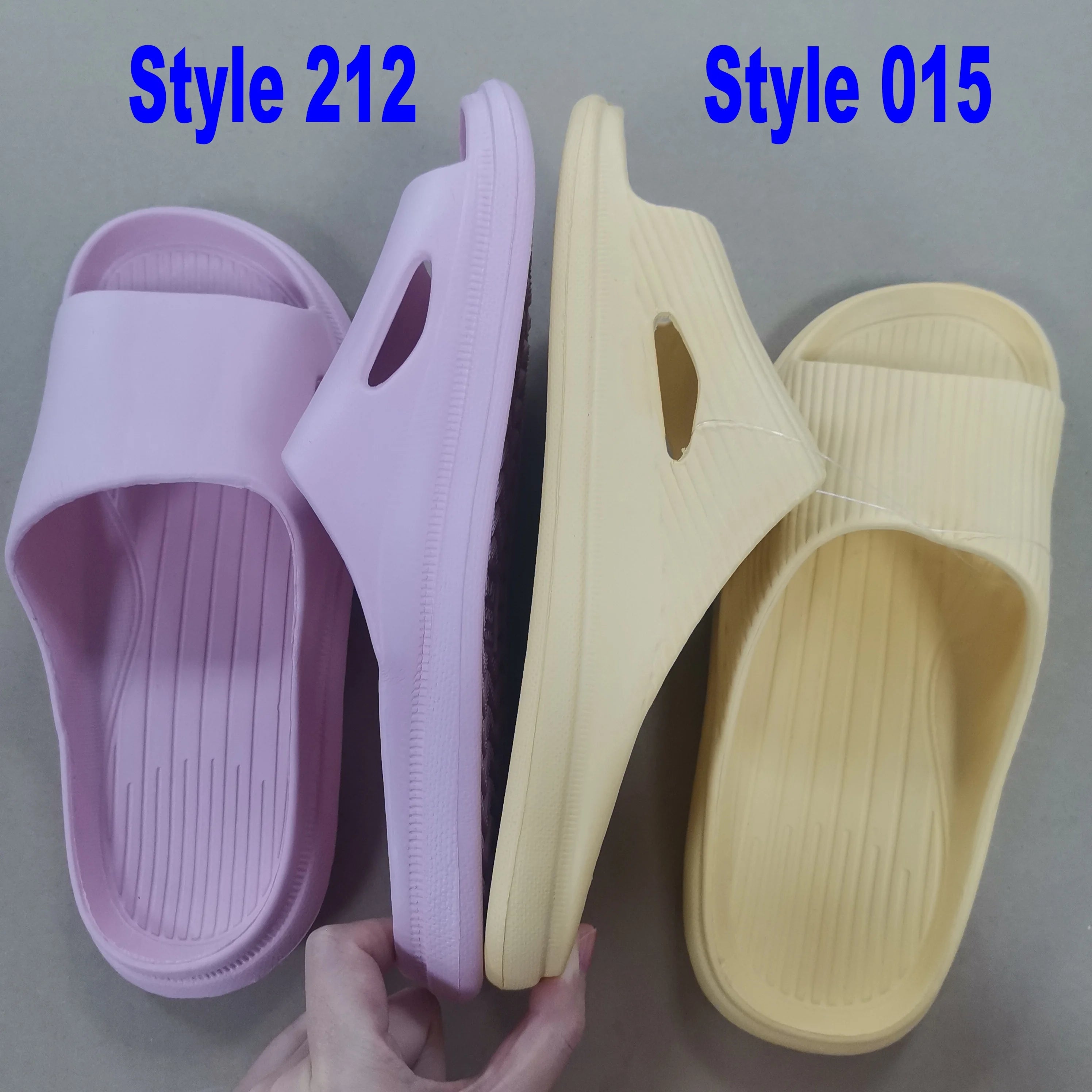 Soft Home Slippers Couples Summer Indoor Non-Slip Bathroom Slippers Solid Sandals Hotel Family Men Women Flip Flops Flat Shoes