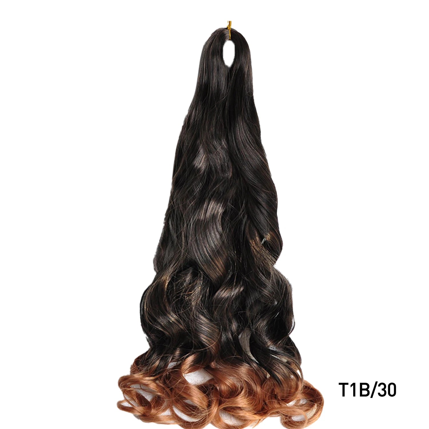 French Curls Braiding Hair Extensions 24Inch Synthetic Curl Hair Loose Wave Spiral Curl Crochet Hair Braids For Black Women