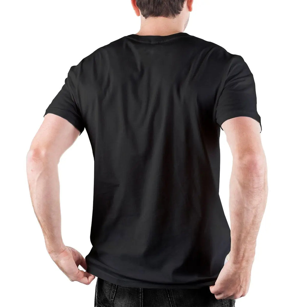 Humorous Ghost Band T-Shirt for Men O Neck 100% Cotton T Shirts Short Sleeve Tee Shirt Gift Idea Tops