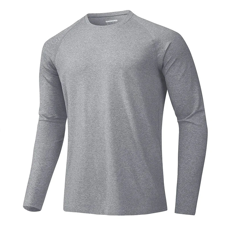MAGCOMSEN Men's Sun Protection T-shirt Long Sleeve Hiking Fishing Shirts UPF50+ UV Block Spring Summer Casual Tee Workout Shirts