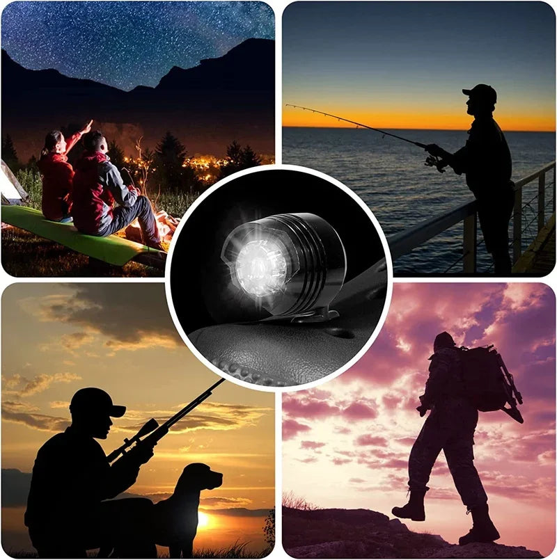 1Pcs NEW Waterproof Shoe Light Outdoor Camping Charms Adult Kids Shoe Decoration Headlights for Accessories