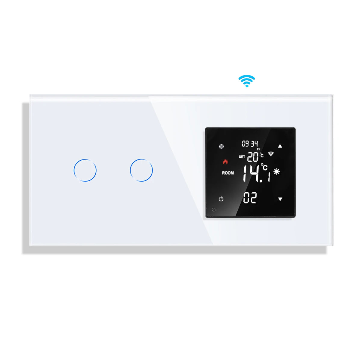 Bingoelec Tuya WiFi Smart Thermostat with Touch Switch Electric Floor Heating Water/Gas Boiler Temperature Controller Smart Home