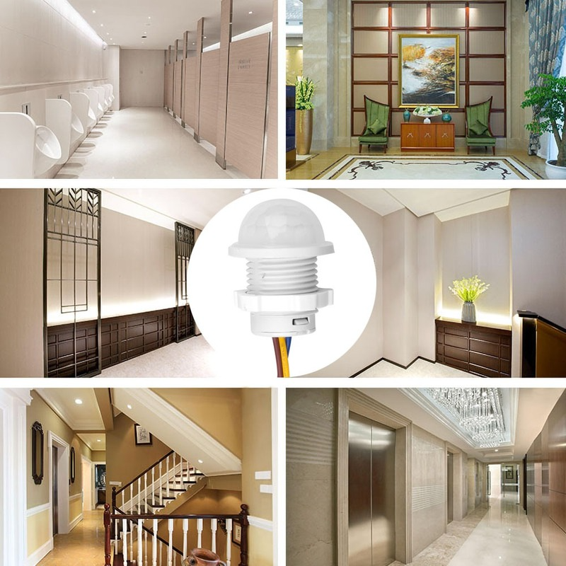 Smart PIR Sensor Detector Switch 110V 220V Human Body Infrared Auto On Off Light For LED Lamp Ceiling Light Panel Lights