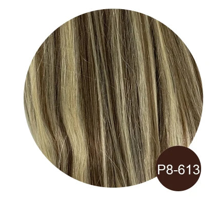 Straight Nano Rings Hair Extension 100% Natural Human Hair Extensions 0.8g/1g/ Strand 50pcs Fusion Hair Extension Ombre Blond