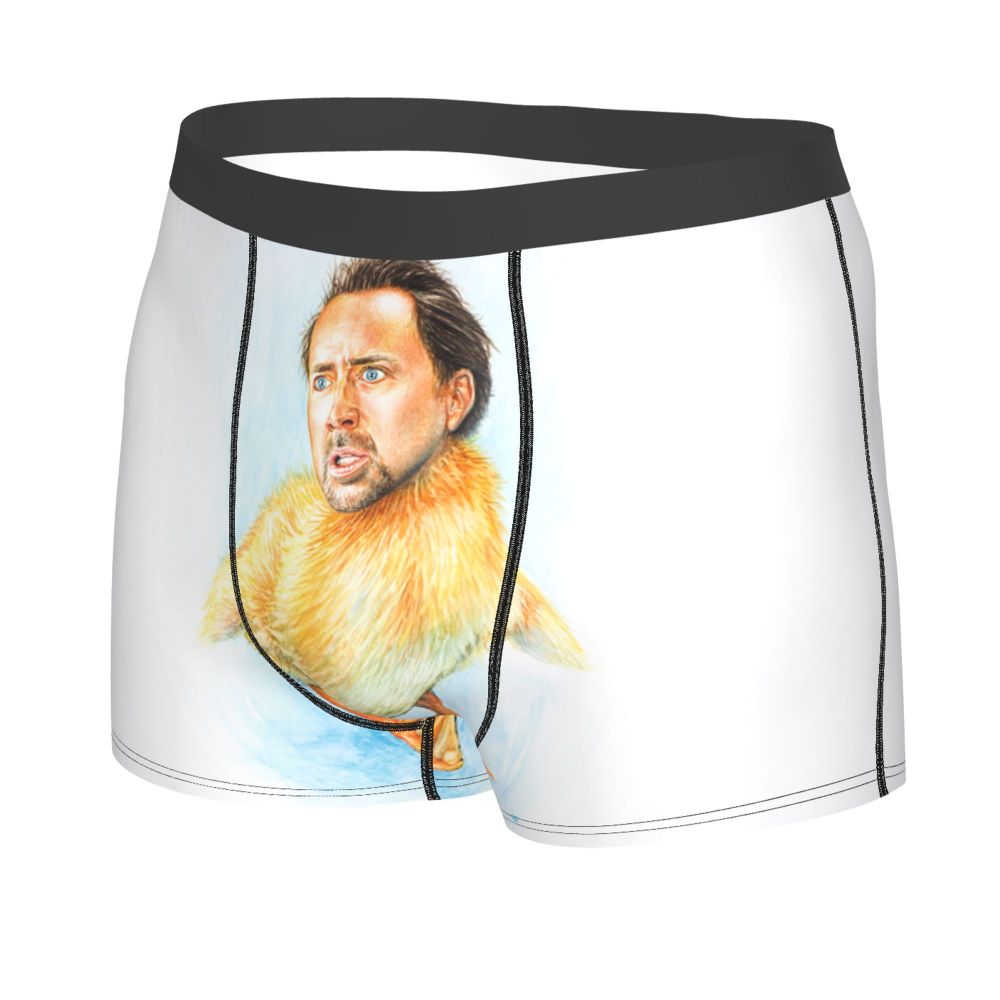 Custom Nicolas Cage Boxer Shorts For Homme 3D Printed Male Nic And His Girls Underwear Panties Briefs Breathbale Underpants