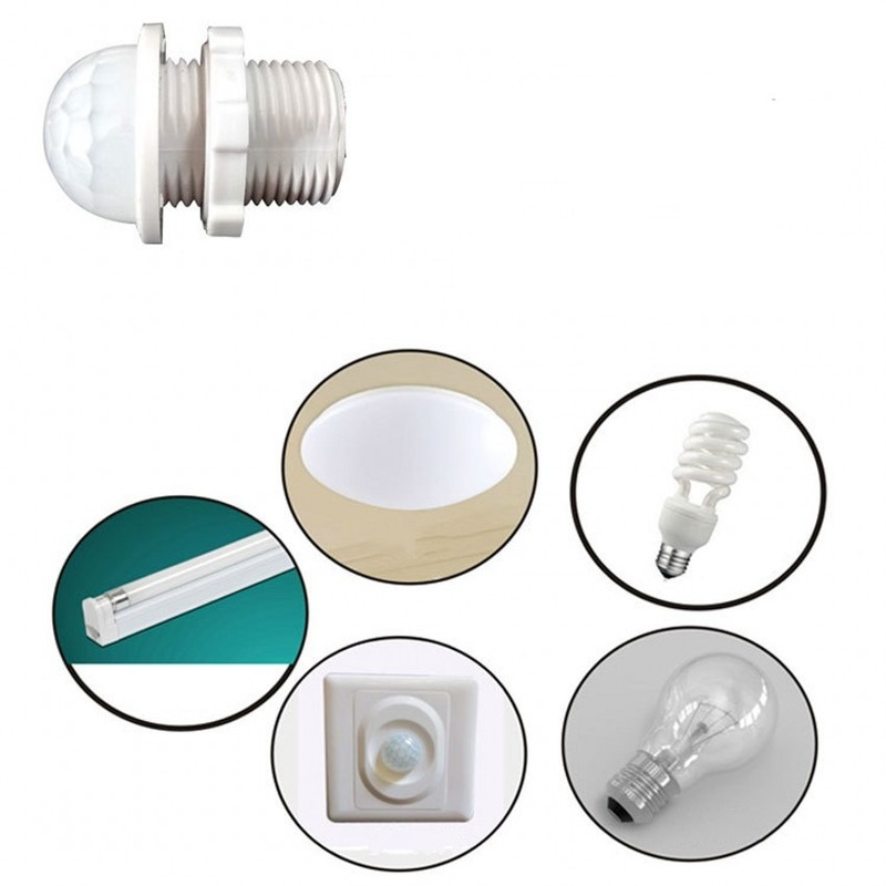 Smart PIR Sensor Detector Switch 110V 220V Human Body Infrared Auto On Off Light For LED Lamp Ceiling Light Panel Lights