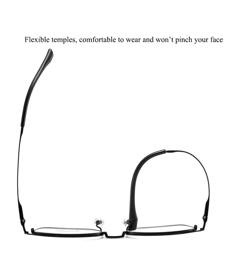 BCLEAR Men Women Retro Glasses Frame Ultra-light Titanium Myopia Glasses Optical Prescription Fashion Desgin Eyeglasses Frame