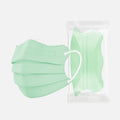 1-100pcs Disposable Face Mask Individually Wrapped 3 Layer Morandi Color Protective Anti Dust Face Cover Fashion Shape Design M