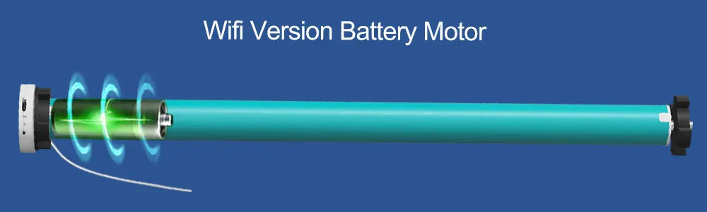 LifeLibero Tuya Wifi Battery Smart Curtains Motor Roller Blinds For 38mm Tube Rechargeable Wired Free Shutter Electric Motor