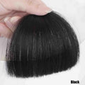 Clip-In Bangs Hairpiece for Women 100% Human Straight Hair Toppers for Daily Wear Available in Black Brown More Colors