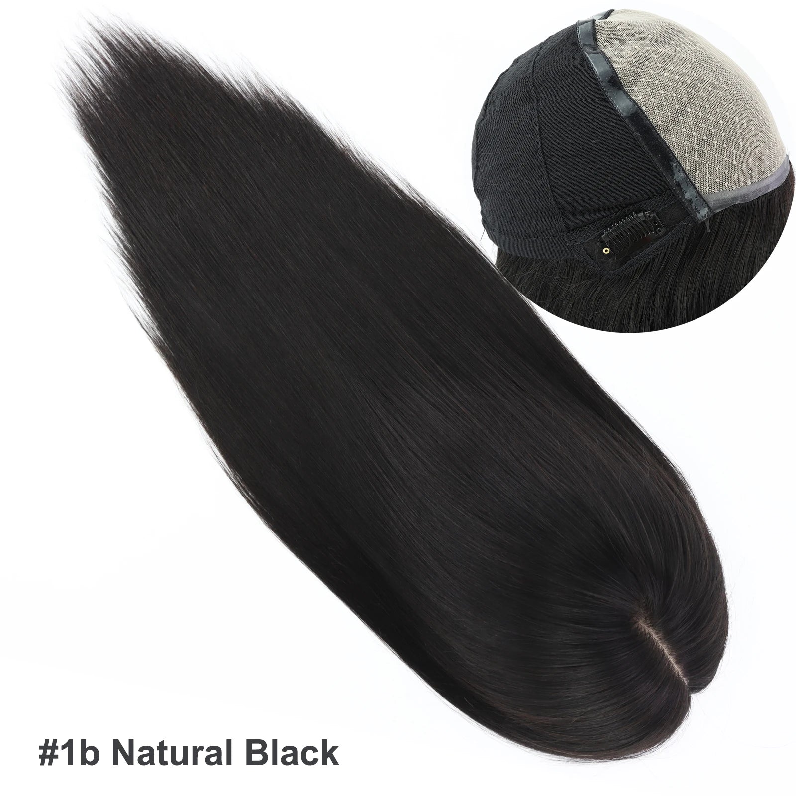 Medical Wig Real Virgin Human Hair Silk Top Natural Look Soft Light Breathable Elastic Net Comfortable Wearing for Women