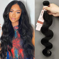 Body Wave Bundles 10-30 Inch Human Hair Extensions 100% Natural Body Wave Human Hair Weave Bundle 50g/Pcs Natural Black