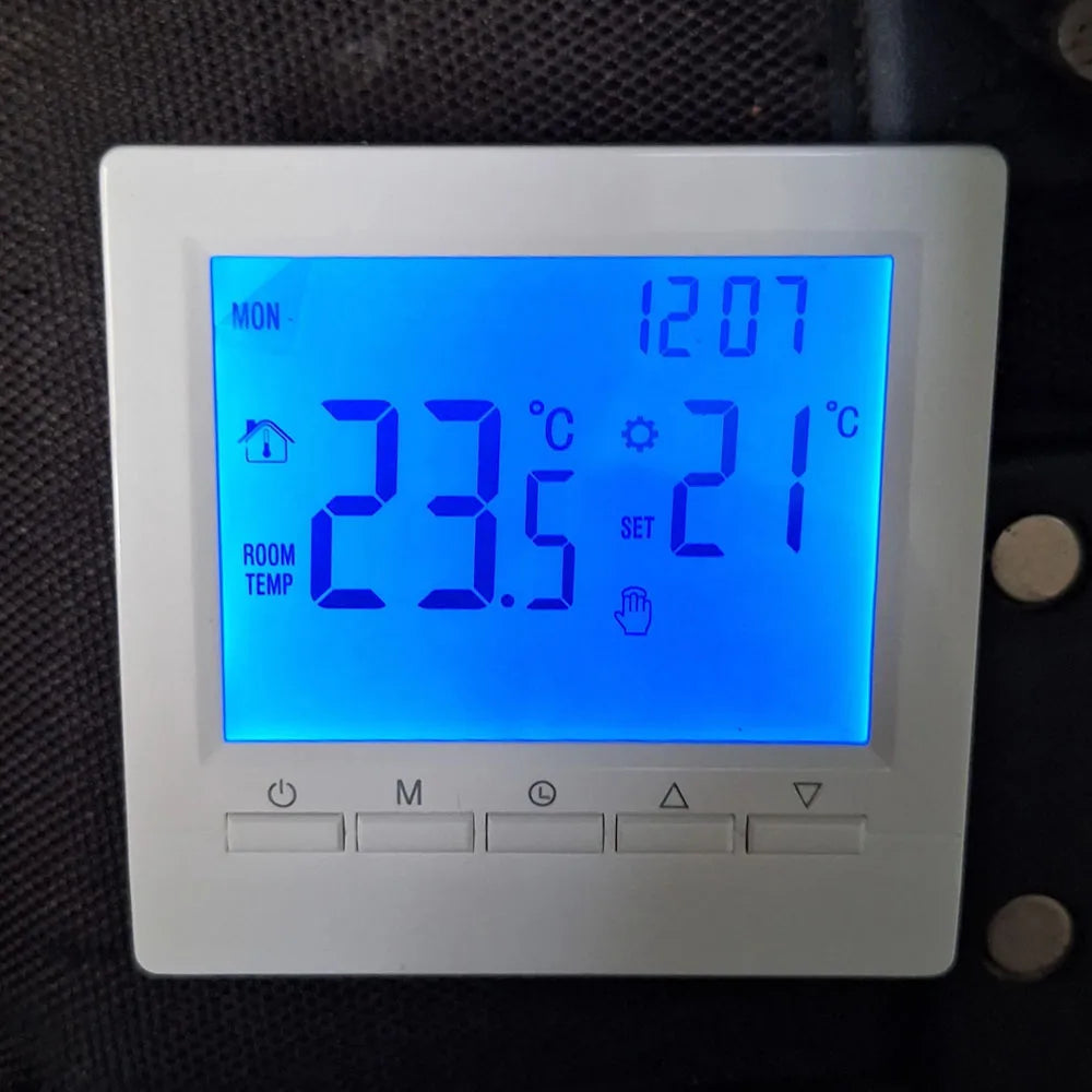 Digital Smart Thermostat Programmable Gas Boiler Heating Temperature Regulator Hand Controller Battery Thermostat with Kid Lock