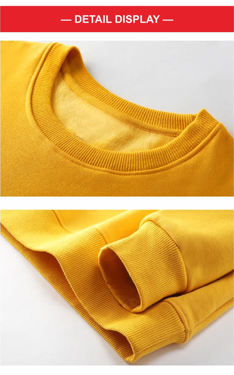 Elike Cotton Round Neck Sweater Custom Logo Printed Personal Group Brand Embroidery Design Men and Women 8 Colors