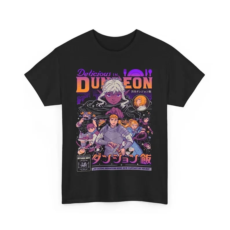 Laios Touden Dungeon Meshi Unisex T - Shirt: Deliciously Loved by Anime Fans