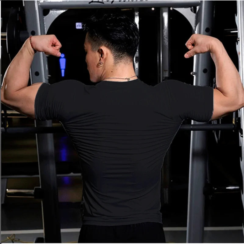 Summer Short Sleeve t Shirt For Men Oversized t-Shirt Fashion White t Shirts Quick Dry Compression Football Shirt Soccer Jersey