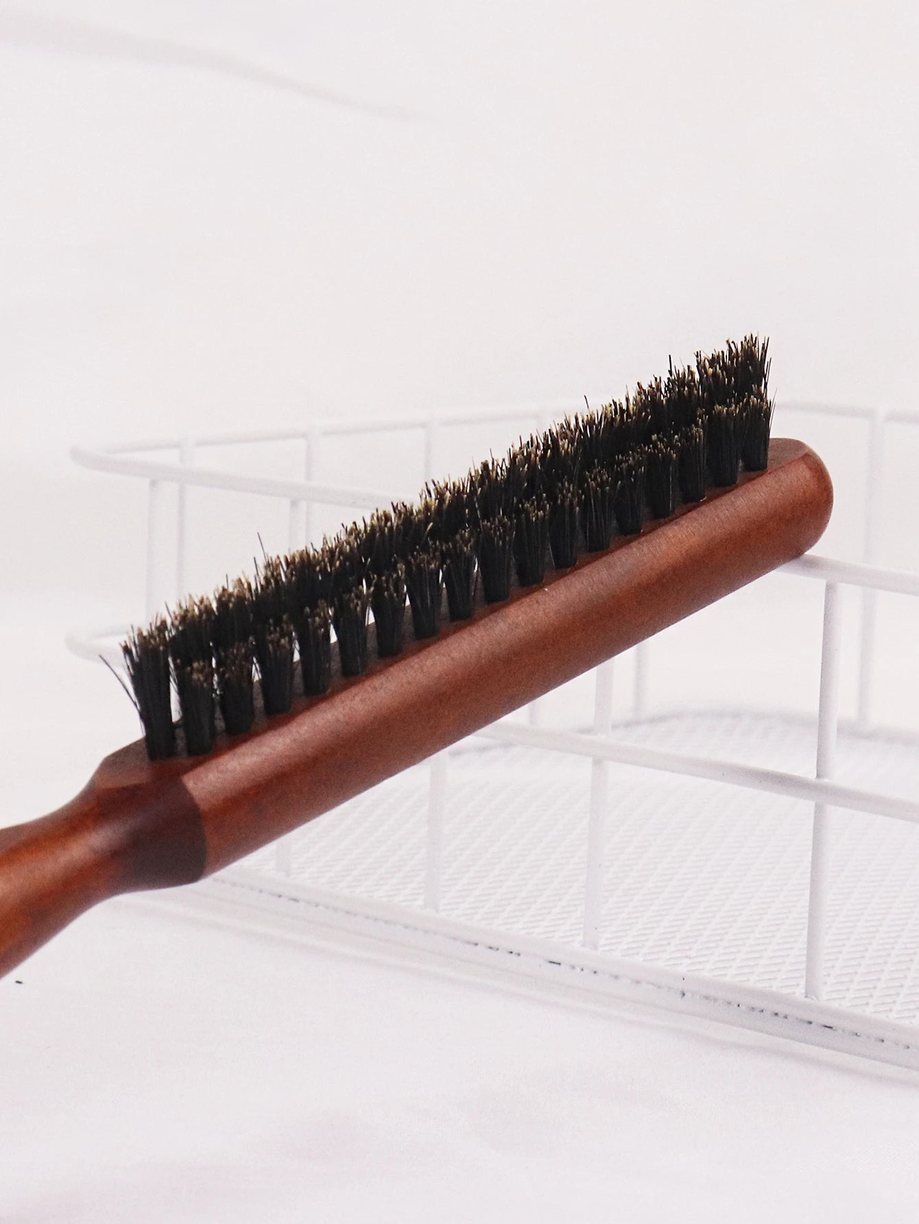 Professional fine line comb back tearing hair brush fluffy wood handle hair brush scalp massage comb Special for real hair wigs