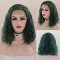 Pink Short Curly Wig 13x4 Lace Front Wigs for Women Bob Wave Synthetic Hair Natural Hairline Glueless Daily Wear Cosplay Wigs