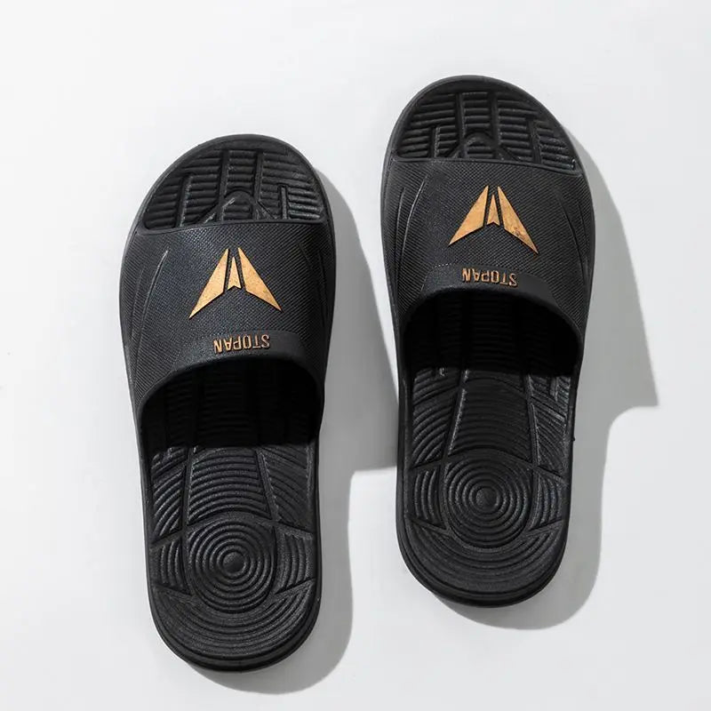 2024 New Men's Slippers Plus Size Men Indoor Home Slippers Bath Slipper PVC Soft Sole anti slip Outdoor Beach Flip Flops Sandals