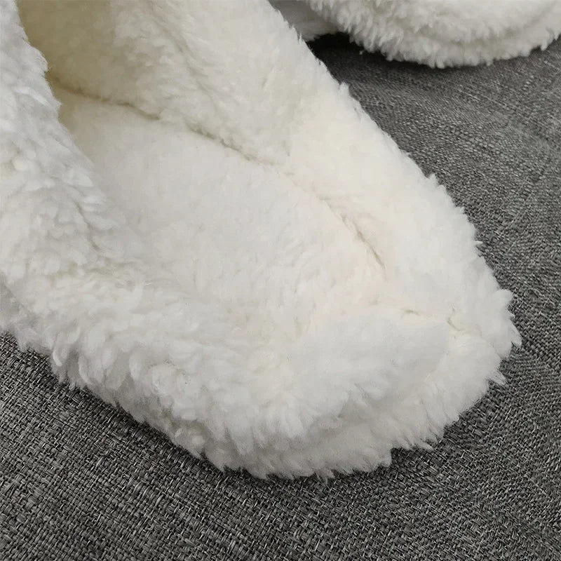 New Winter Warm Ankle Sock Plush Liner Shoes Charm Insoles Shoe Charms Thicken Plush Insole for Women Men Shoe Covers Removable