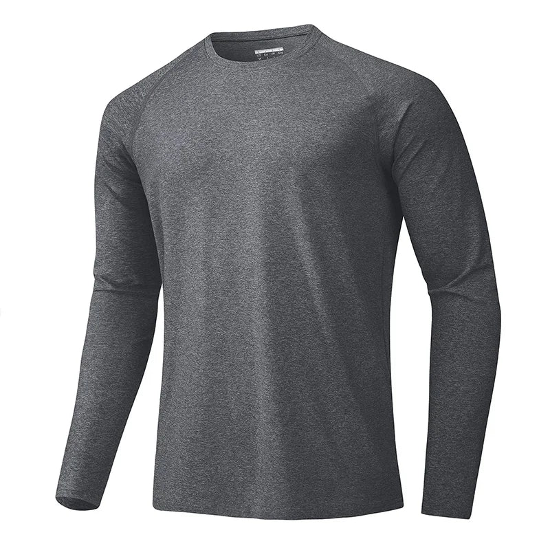 MAGCOMSEN Men's Sun Protection T-shirt Long Sleeve Hiking Fishing Shirts UPF50+ UV Block Spring Summer Casual Tee Workout Shirts