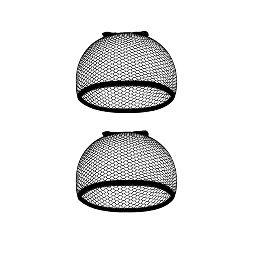Mesh Wig Cap Stretchable Elastic Black Hair Net Stretch Open Ended Fishnet Wig Net Breathable Mesh Cap for Wig Accessories