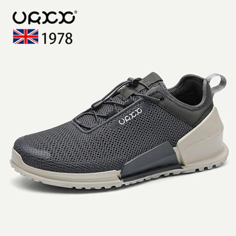 Lightweight Men's Running Shoes Outdoor Breathable Men Sports Shoes Anti-slip Male Sneakers Fashion Flexible Tennis Lace-up New