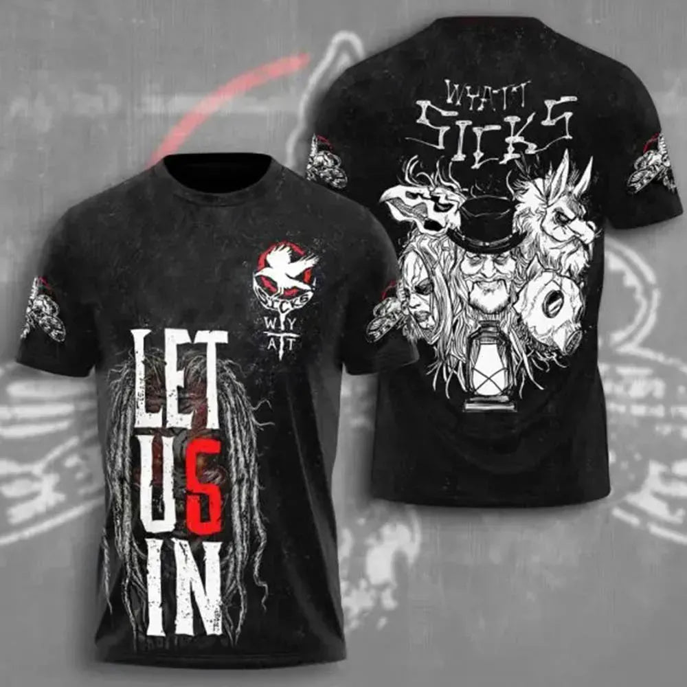 1 Piece Custom Your Picture 2025 Men'S CM PUNK Fan T-Shirt Men'S And Women'S Round Neck T-Shirt Summer Short Sleeved Oversized S