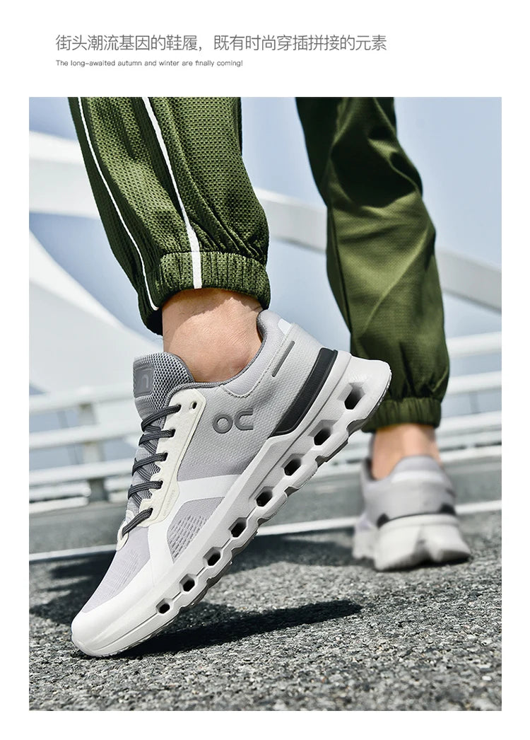 Fashion New 2025 Men Flick Running Shoes Training Mens Sneakers Outdoor Comfy Breathable Lining Hollow Sole Tennis Shoes Yeezy