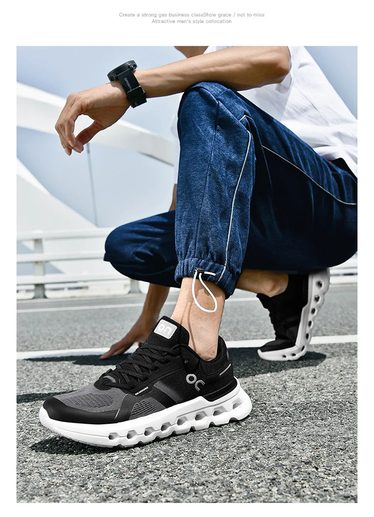 Fashion New 2025 Men Flick Running Shoes Training Mens Sneakers Outdoor Comfy Breathable Lining Hollow Sole Tennis Shoes Yeezy