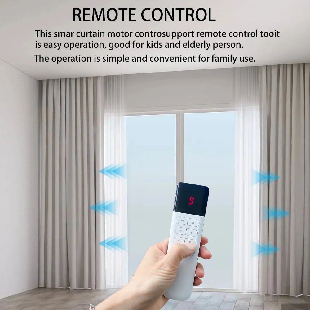 LifeLibero Tuya Wifi Battery Smart Curtains Motor Roller Blinds For 38mm Tube Rechargeable Wired Free Shutter Electric Motor