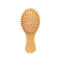 1pc bamboo mini air cushion comb anti-static comb hair care styling comb to reduce hair loss Special for real hair wigs