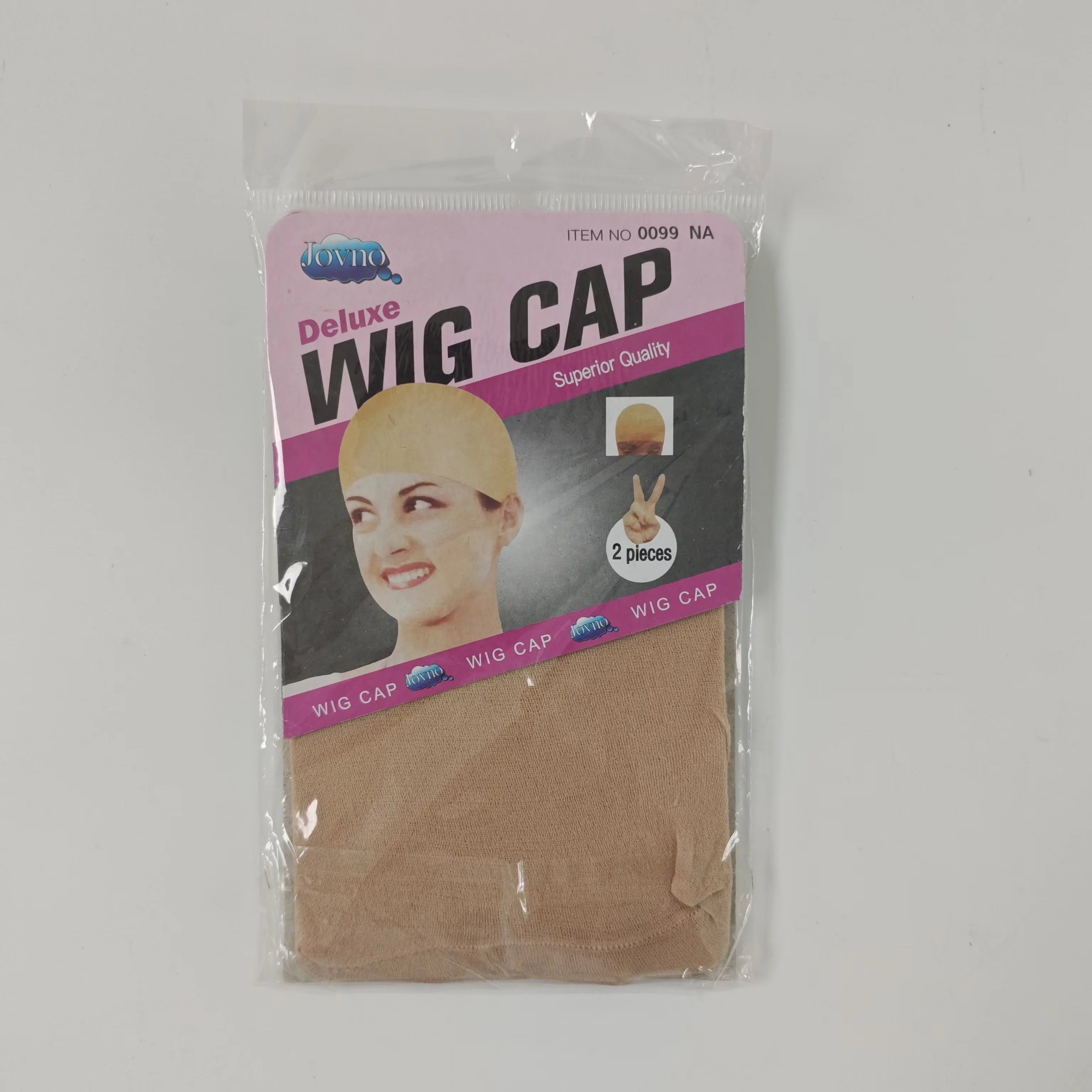 Vesta hair 2Pcs Black/Skin / Dark brown/  White Top Stocking Wig Cap Hair Net For WeaveHair Wig Nets