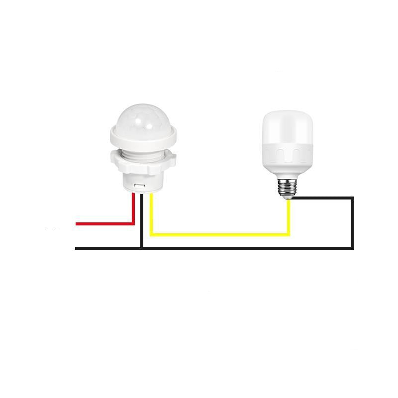Smart PIR Sensor Detector Switch 110V 220V Human Body Infrared Auto On Off Light For LED Lamp Ceiling Light Panel Lights