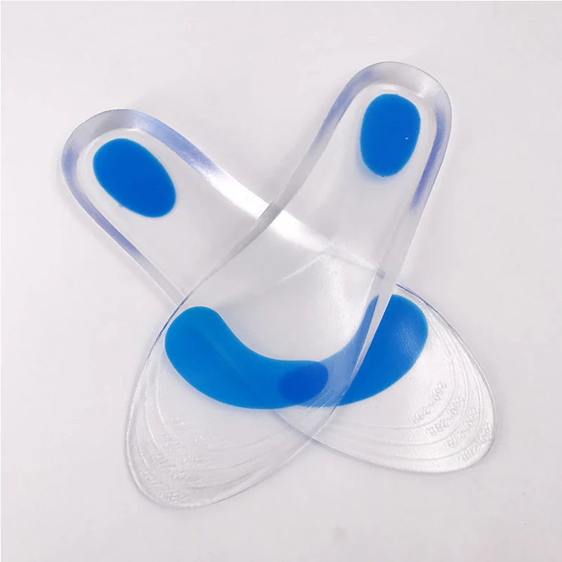 Silicone Gel Orthopedic Insoles for Shoes Man Woman Flat Feet Arch Support Orthotic Insoles Plantar Fasciitis Relief Foot Pads