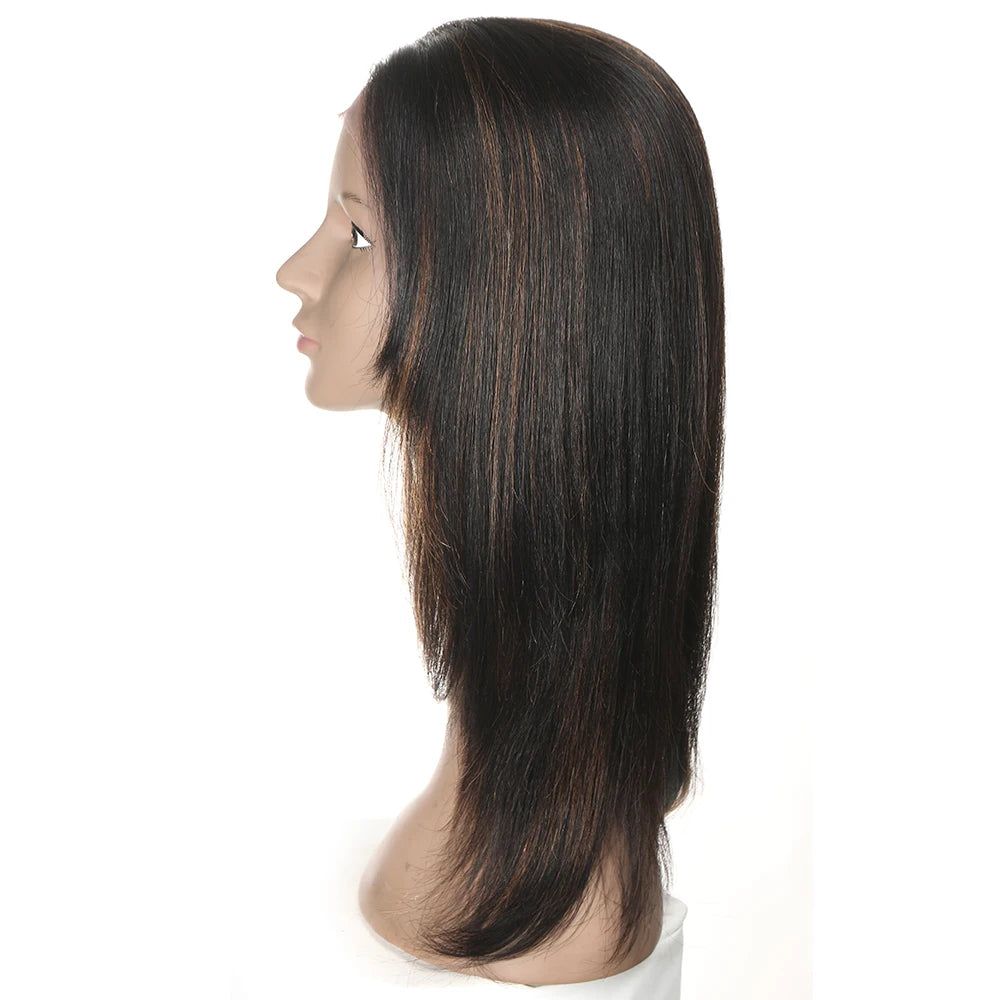 Sleek Highlight Lace Front Wig For Women 13x4 Lace Front Brazilian Hair Wigs Straight Colored Lace Wigs 18 Inch Long Lace Wigs