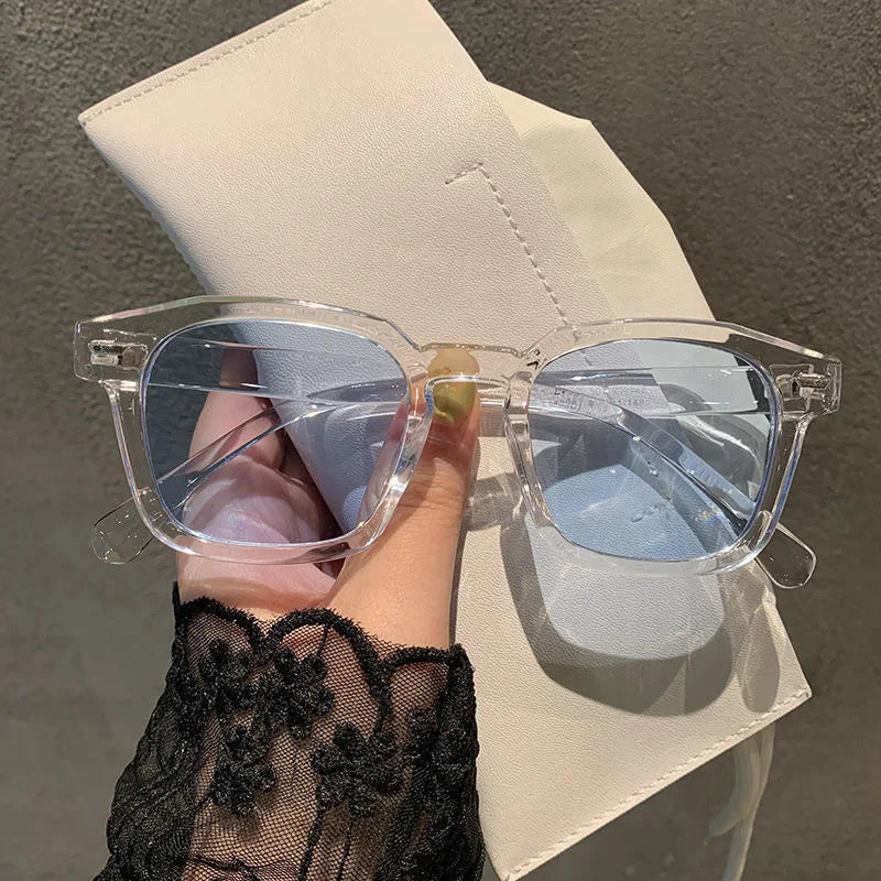 New Vintage Square Sunglasses Women Men Luxury Brand Small Round Sun Glasses Female Small Eyewear Oculos De Sol for Male Female