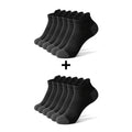 6/12 Pairs Cotton Man and Women Socks Sports Solid Color Male's Short Sock For Cycling Breathable Mesh Ankle Summer Casual Socks