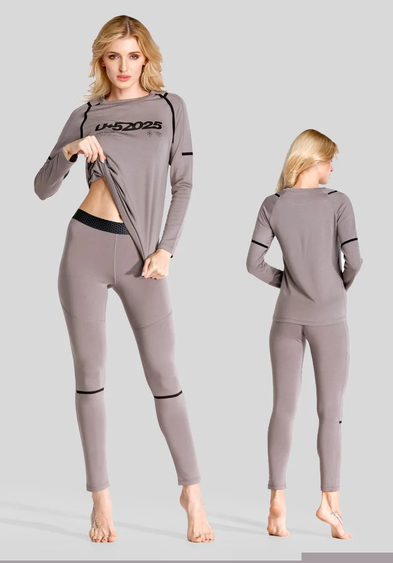 52025 Premium Warm Thermal Underwear – Fleece-lined, Stylish with Superior Warmth. Advanced Insulation & Supreme Comfort