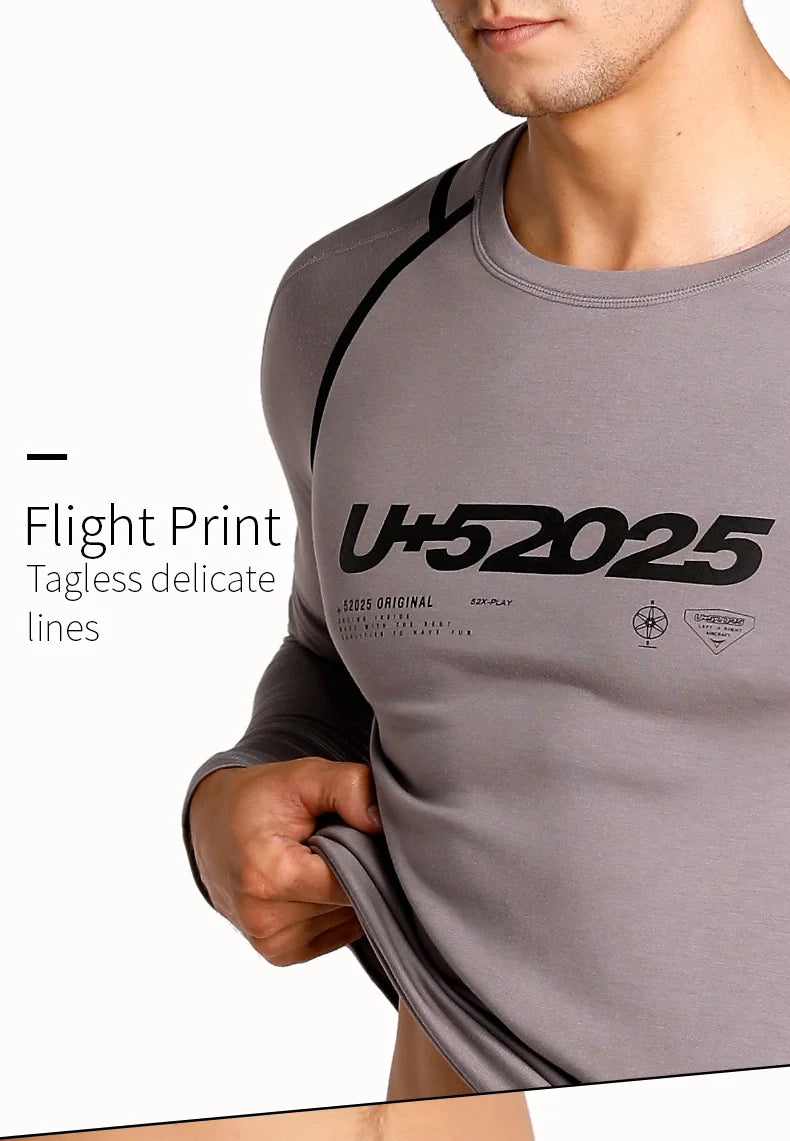 52025 Premium Warm Thermal Underwear – Fleece-lined, Stylish with Superior Warmth. Advanced Insulation & Supreme Comfort