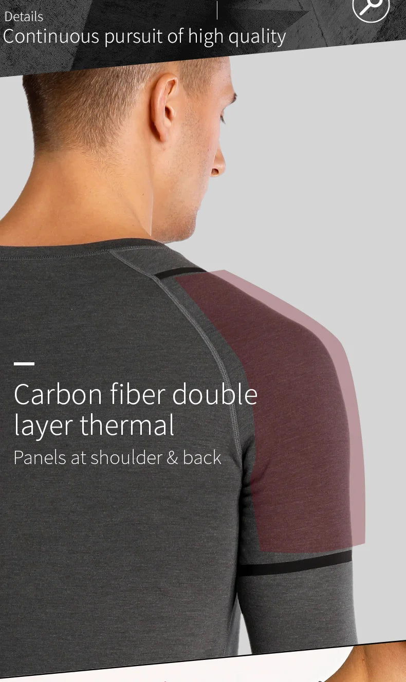 52025 Premium Warm Thermal Underwear – Fleece-lined, Stylish with Superior Warmth. Advanced Insulation & Supreme Comfort