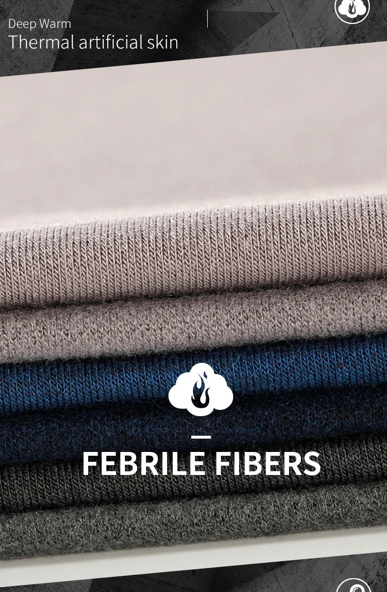 52025 Premium Warm Thermal Underwear – Fleece-lined, Stylish with Superior Warmth. Advanced Insulation & Supreme Comfort